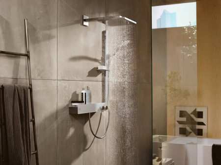 Верхний тропический душ Hansgrohe Raindance E Air 1Jet 300 с держателем 26238000 фото