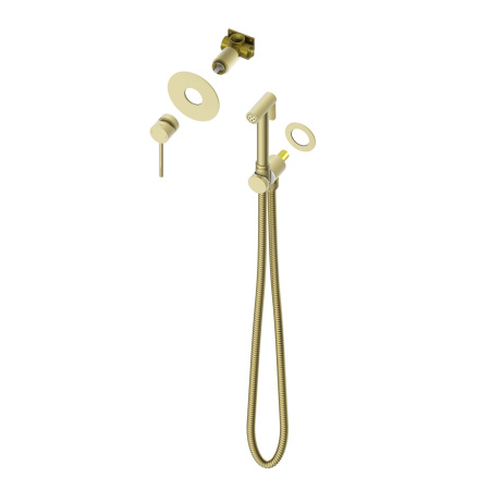 Гигиенический душ со смесителем Timo Saona 2389/17SM Золото матовое фото