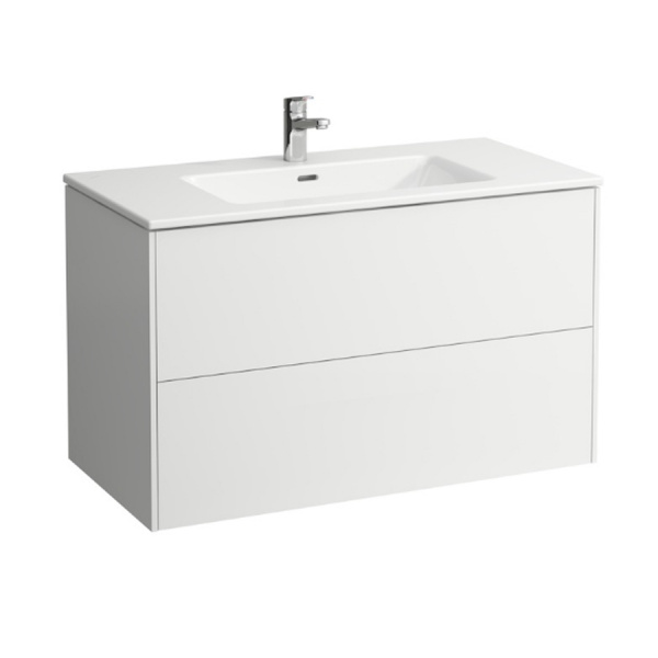 Тумба с раковиной Laufen Pro S 8.6496.2.261.104.1 100 см глянцевый белый фото