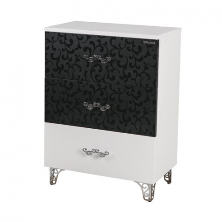 Тумба напольная Bellezza Маргарита-60 черная фото