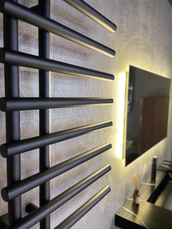 Электрический полотенцесушитель Boheme Uno 722-B черный фото