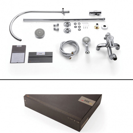 Душевая система (стойка) D&K Paulinus Rhein DA1353701C11 фото