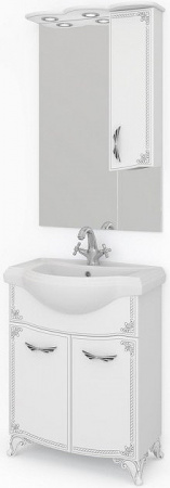 Тумба под раковину Kaksa Классик-Д 004066 65 см серебро фото