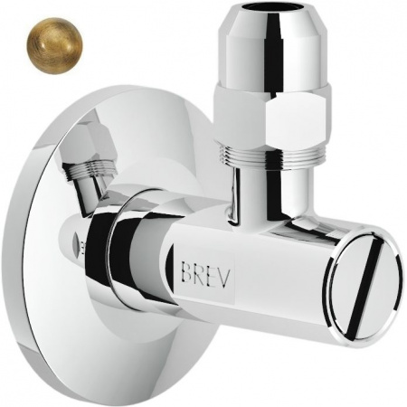 Вентиль запорный Nobili Shower (AV00121BR) с фильтром (бронза) фото