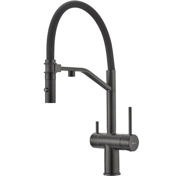 Смеситель для кухни под фильтр Milacio Ultra Cartes MCU.557.TB черный фото