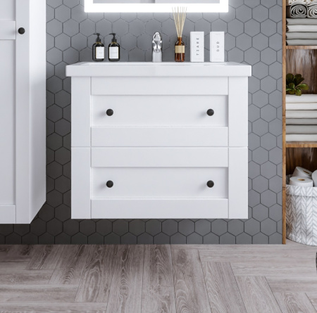 Тумба с раковиной Бриклаер Хелена 80 4627125416415 фото