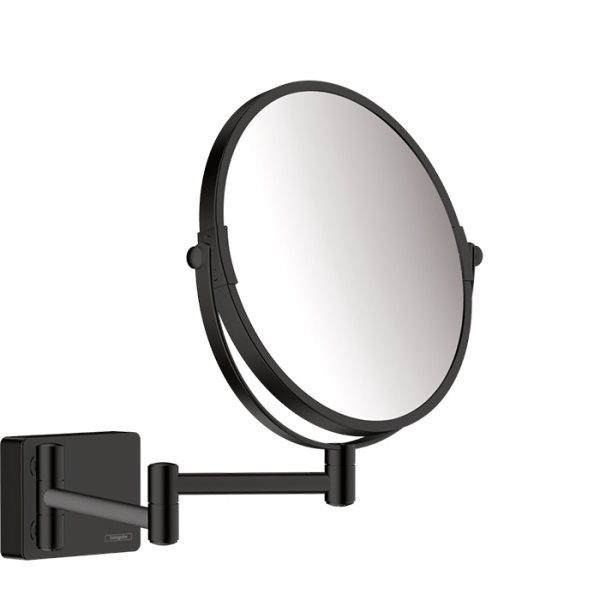 Косметическое зеркало Hansgrohe AddStoris 41791670 черное матовое фото