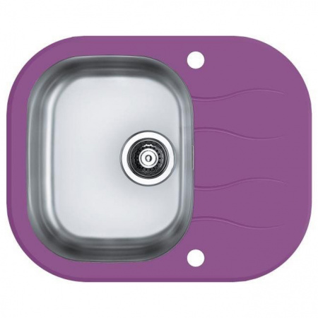 Мойка для кухни Alveus Wave 10, (фиолетовое стекло) фото