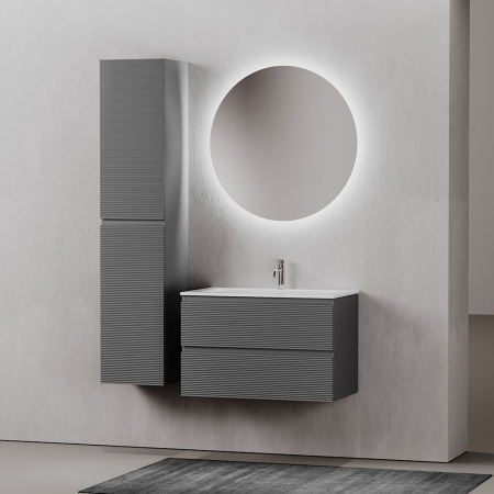 Тумба под раковину Sancos Folk FL80GS Grey soft фото