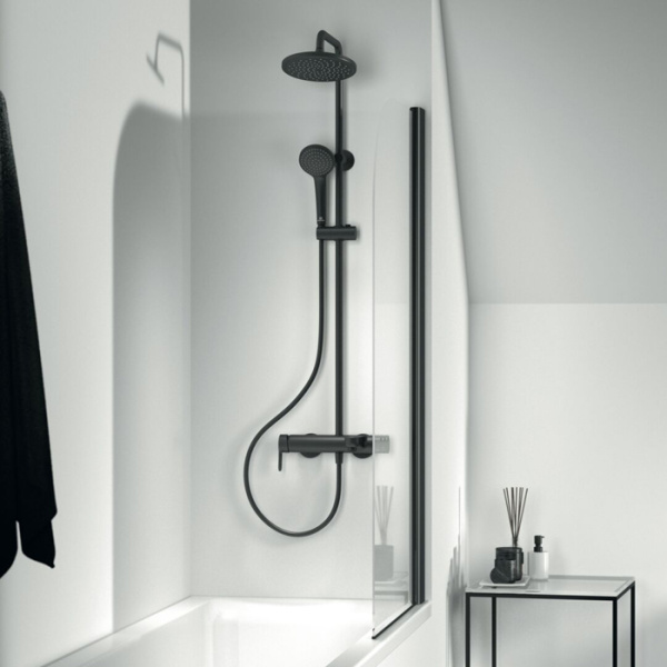 Душевая система Ideal Standard IdealRain Cerafine BC525XG черная матовая фото