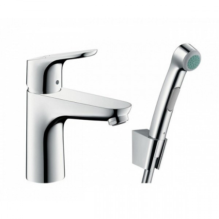 Смеситель для раковины с гигиеническим душем Hansgrohe Focus 31927000 фото