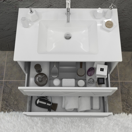 Мебель для ванной Smile Луиджи 90 белая фото