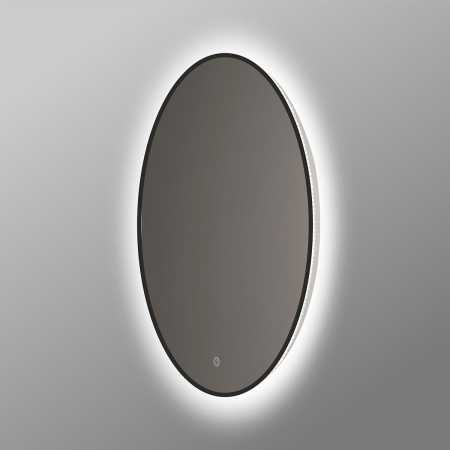 Зеркало с подсветкой Vincea LED VLM-3DE800B-2 черное, c сенсорным выключателем и диммером, с функцией антизапотевания 80x80 фото