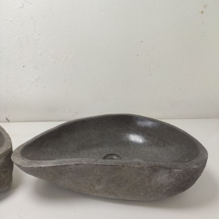 Раковина из речного камня RS01949 (57*34*15) фото