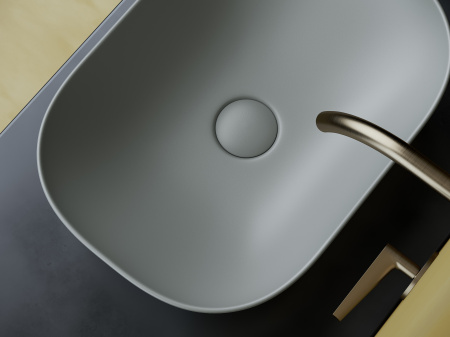 Накладная раковина Ceramica Nova Element CN6009MH 45x32 антрацит матовый фото