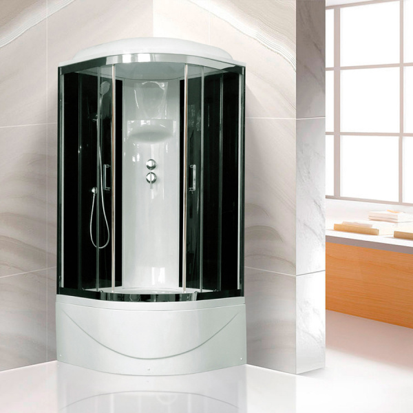 Душевая кабина Royal Bath ВК RB90BK6-BT-CH 90x90 фото