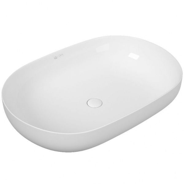 Накладная раковина с донным клапаном OWL 1975 Oval OWLB191009 61x41 фото