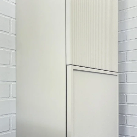 Шкаф-пенал Comfortу Мадрид 00-00017855CF серый шелк фото