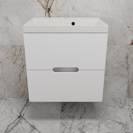 Тумба под раковину Style Line Матис 60 ЛС-00002444 белая фото