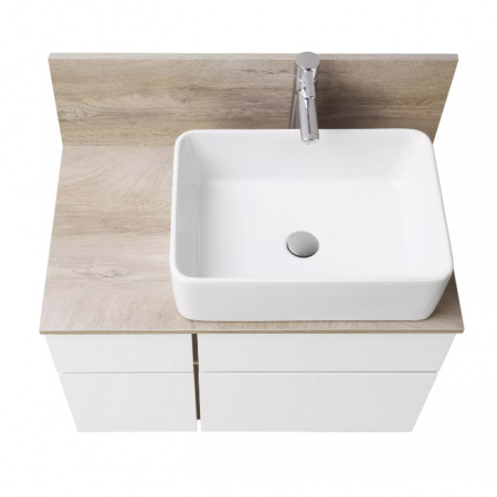 Столешница с панелью Акватон Мишель 80 1A253003MIX40 дуб эндгрейн фото