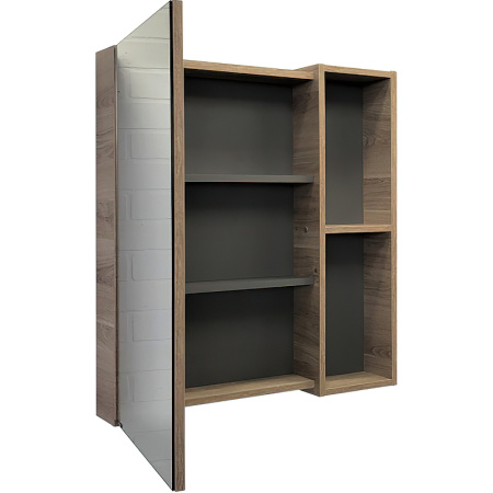 Зеркало-шкаф Comforty Дуэт 75 00-00009924 дуб натуральный фото