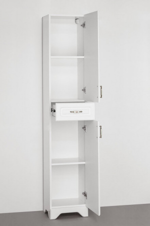 Шкаф-пенал Style Line Олеандр 2 белый фото