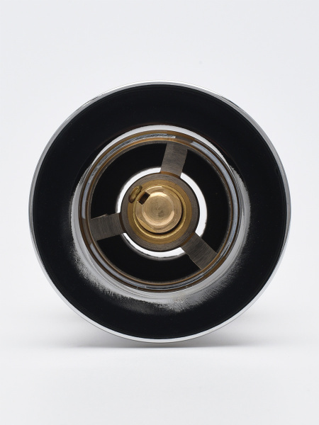 Донный клапан для раковины с переливом AQUAme AQM7001-1 хром фото