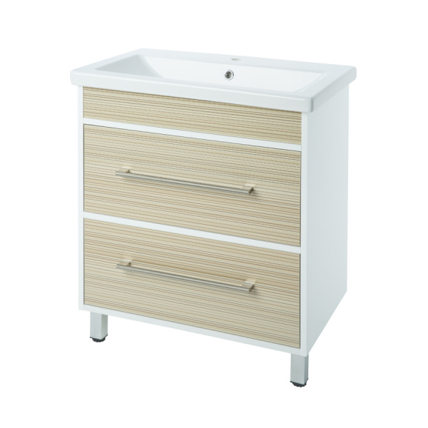 Тумба под раковину с 2 ящ. Bellezza Фабио 80 беж. cтруктурный фото