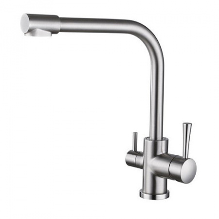 Смеситель для кухни кухни с фильтром для воды Kaiser Merkur 26044-5 серебро фото