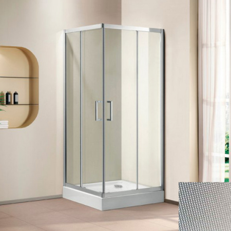 Душевой уголок Cezares Porta PORTA-A-2-90-P-Cr 90x90 см фото