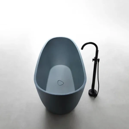 Ванна из искусственого камня Abber Dortmund AM9911G 170x75 серая фото