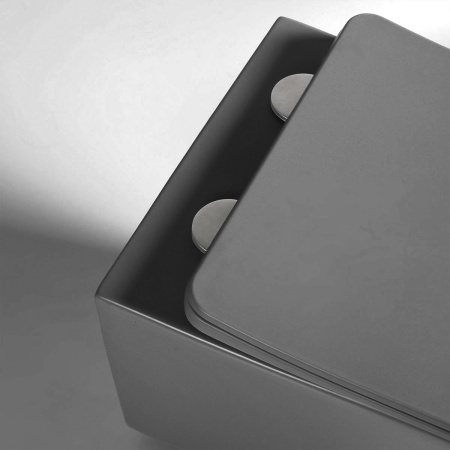 Подвесной унитаз безободковый Vincea Q-Line VT1-12MA с сиденьем фото