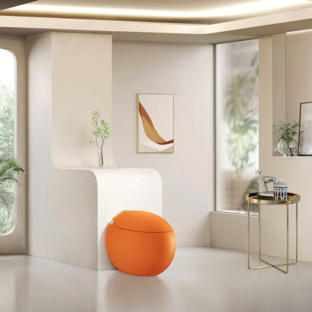 Электронный унитаз-биде Abber Bequem AC1131SOR оранжевый фото