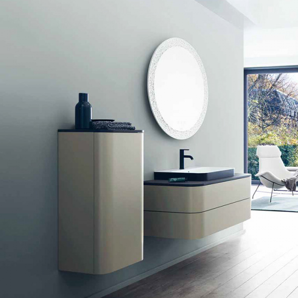 Накладная раковина Duravit Happy D.2 Plus 2360606100 антрацит матовый/белый фото