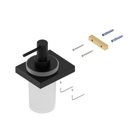 Дозатор для жидкого мыла Timo Petruma 15239/03 Черный фото