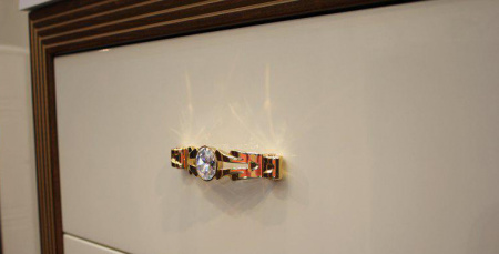 Мебель для ванной Opadiris Карат 80 с золотой патиной фото