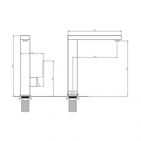 Смеситель для кухни Abber Wasser Daheim AF8214W белый фото