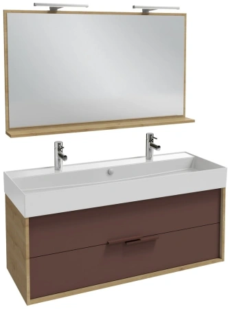 Двойная раковина Jacob Delafon Vivienne EXBK112-00 120 см фото