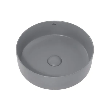 Накладная раковина Abber Bequem AC2108MG 36x36 серая матовая фото