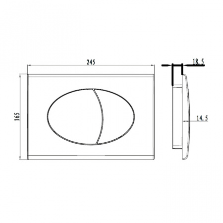 Смывная клавиша Iddis Unifix UNI10M0i77 фото