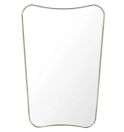 Зеркало в тонкой раме Art-Zerkalo Sky M SM131SL 60x85 серебро фото