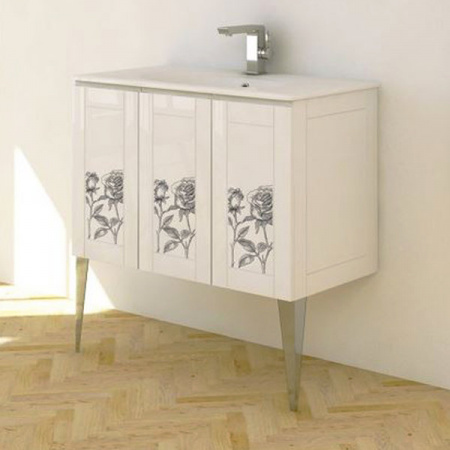 Тумба с раковиной Cezares Rosa 42243+50162 фото