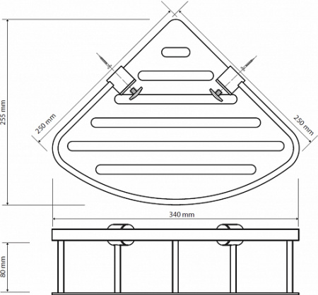 Мыльница настенная Bemeta Cytro 146208082 фото