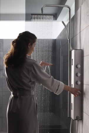 Гидромассажная душевая панель Jacob Delafon Watertile E3872-185 фото