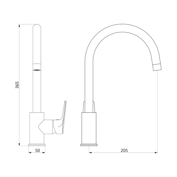 Смеситель для кухни RedBlu by Damixa Origin Balance 790730000 фото