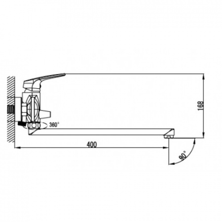 Смеситель для ванны с душем Kaiser Leon 18155 фото