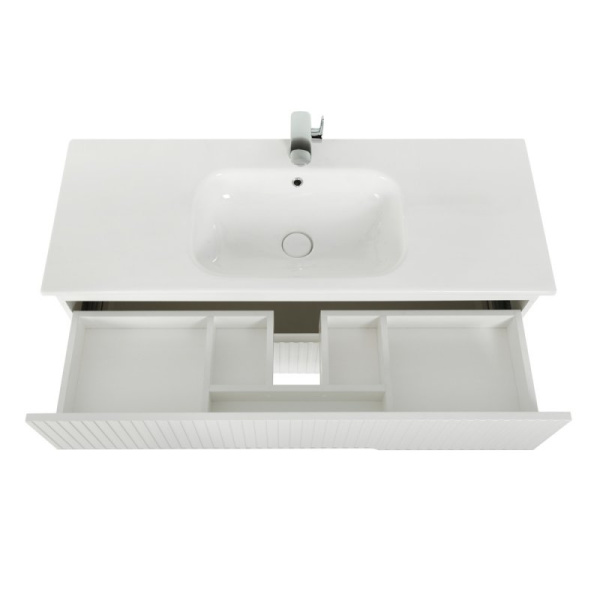 Тумба под раковину Cezares Duet 120 DUET-N-1200-2C-SO-BL 120 см, Bianco Lucido фото