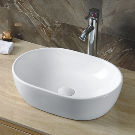 Накладная раковина CeramaLux N 9026В 47,5х34 фото