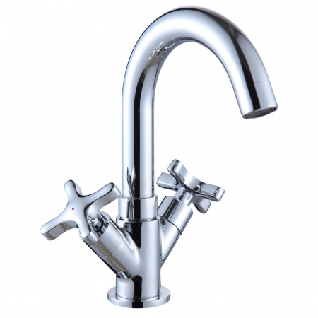 Смеситель для раковины двухвентильный Rossinka RS 39 RS39-62U фото