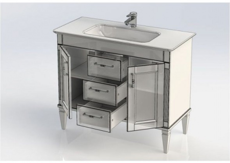 Тумба с раковиной Aquanet Селена 105 00233694 фото